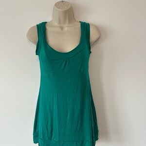 Women's Green Sleeveless Top